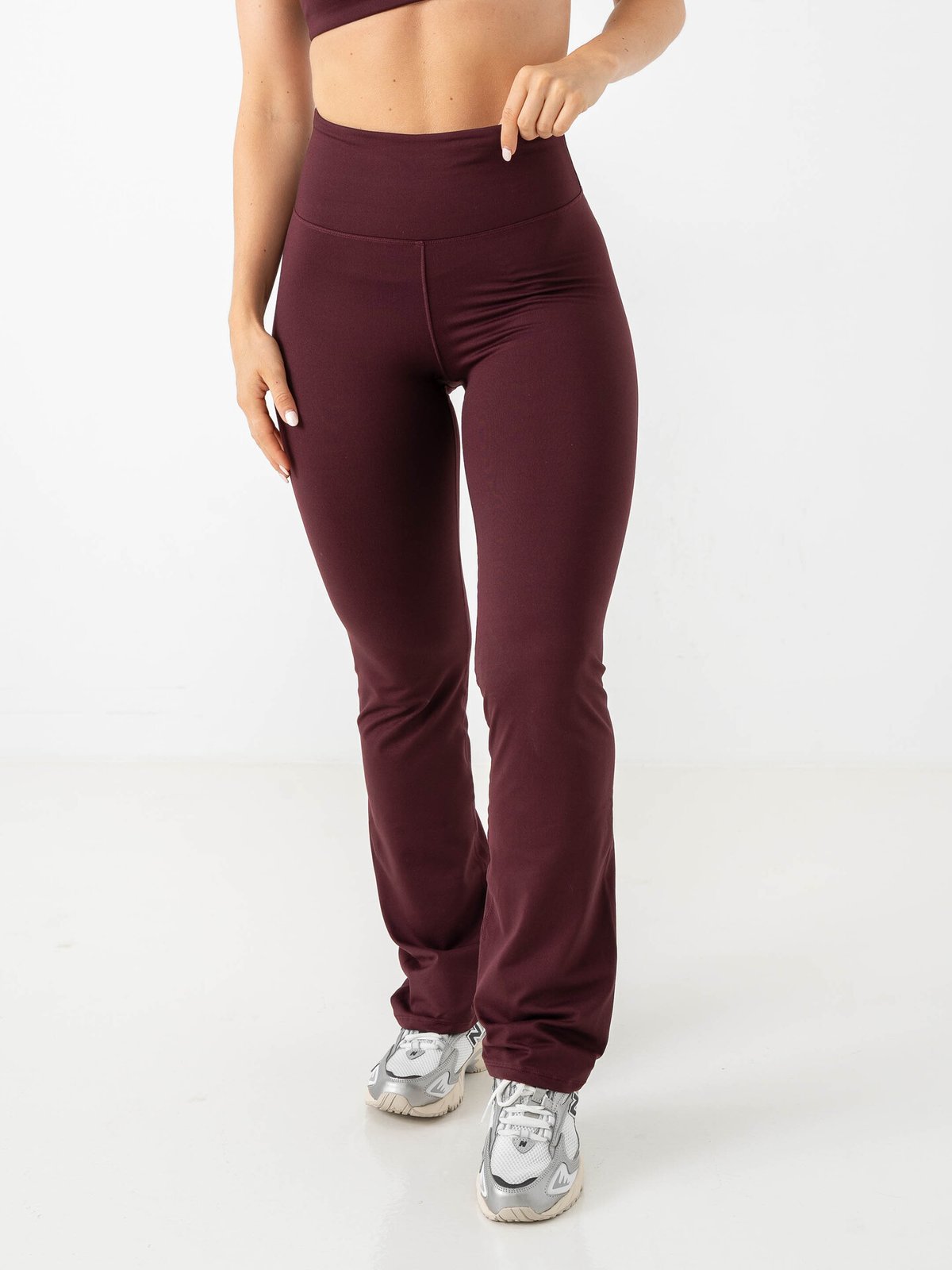 Röhnisch Smoothflex Flare High Waist Tights Burgunder