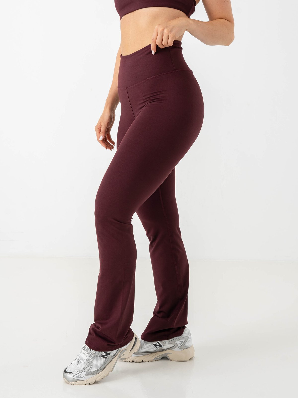 Röhnisch Smoothflex Flare High Waist Tights Burgunder