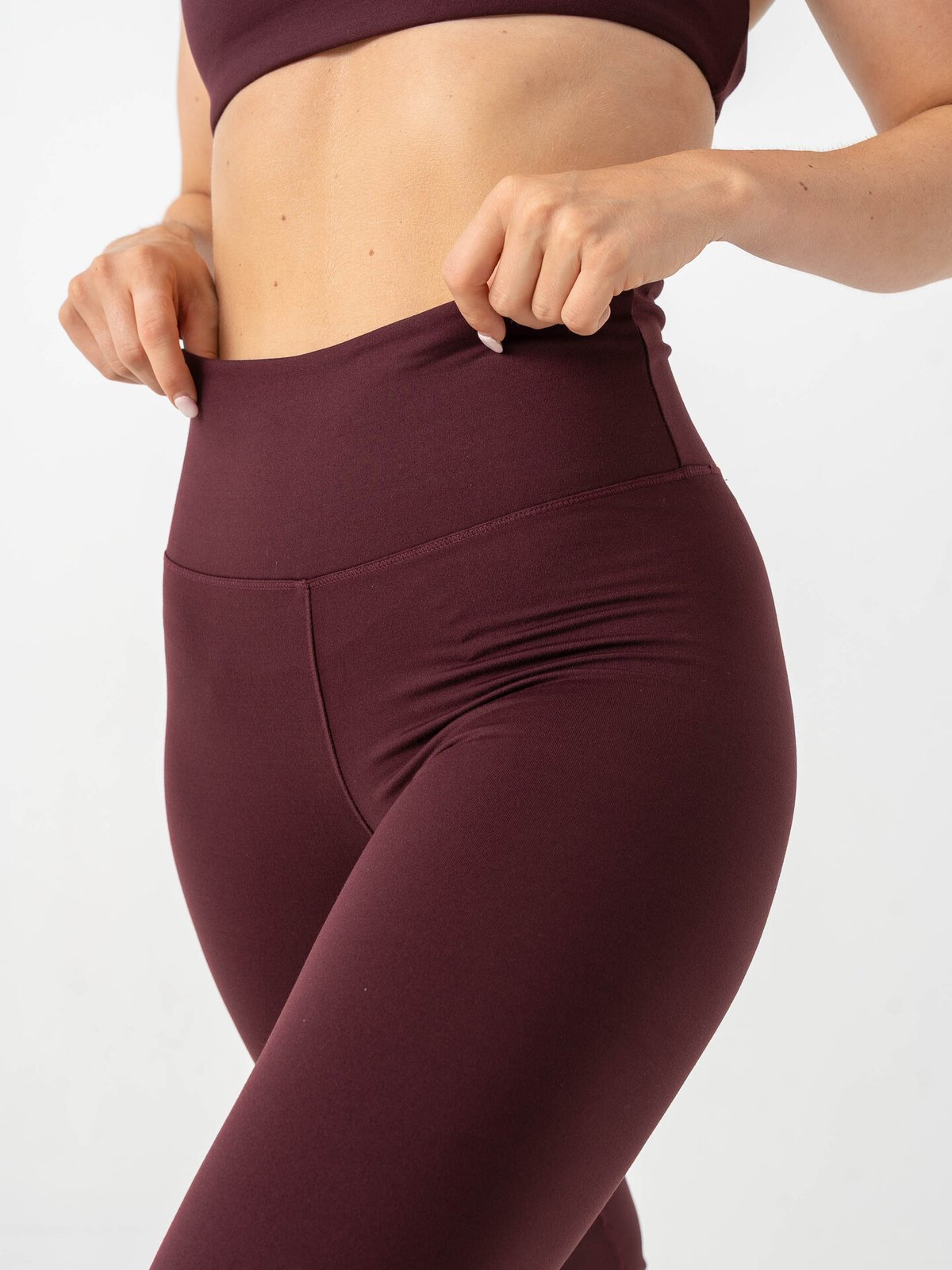 Röhnisch Smoothflex Flare High Waist Tights Burgunder