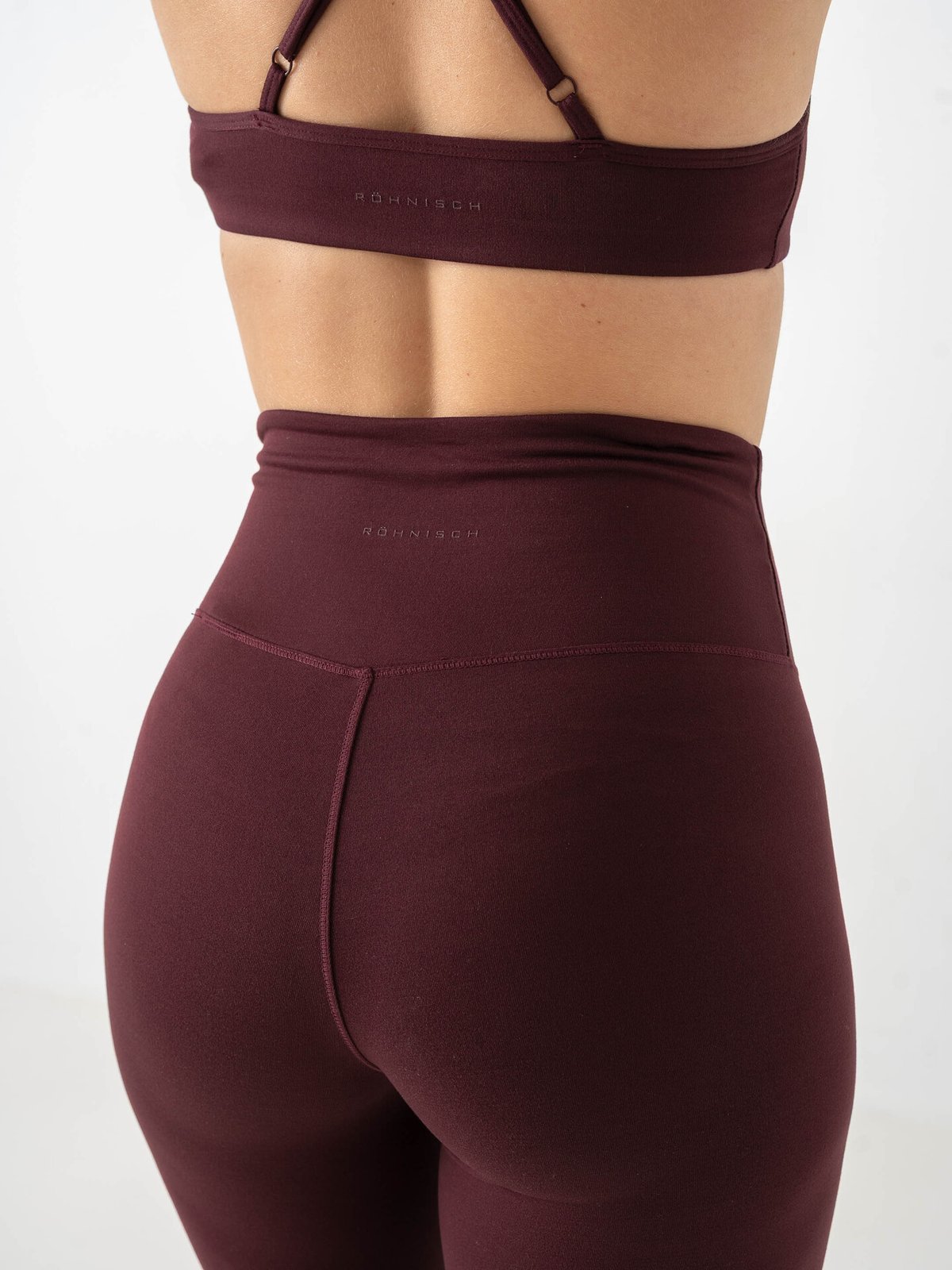 Röhnisch Smoothflex Flare High Waist Tights Burgunder