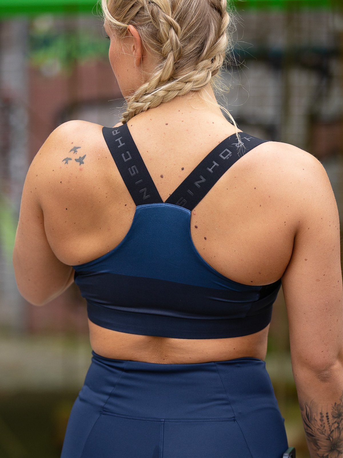 Röhnisch Kay Printed Sportsbra Kay Printed Navy