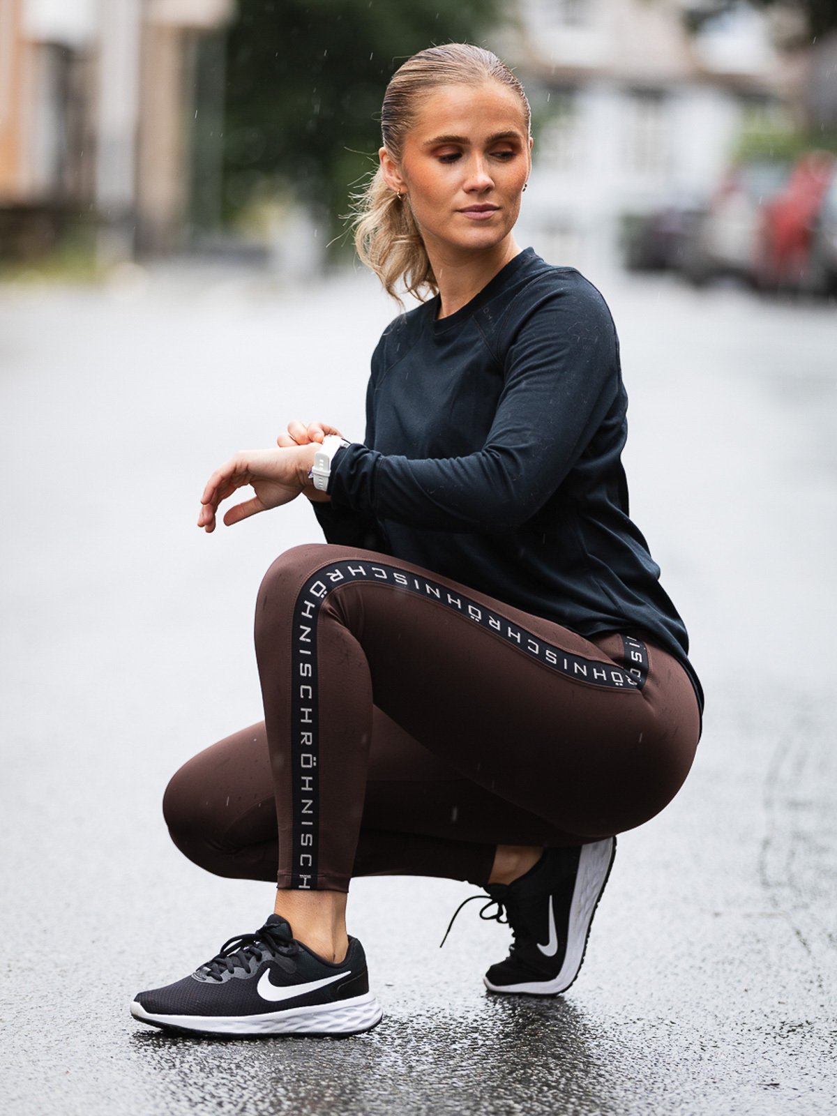 Röhnisch Kay High Waist Tights Coffee Bean