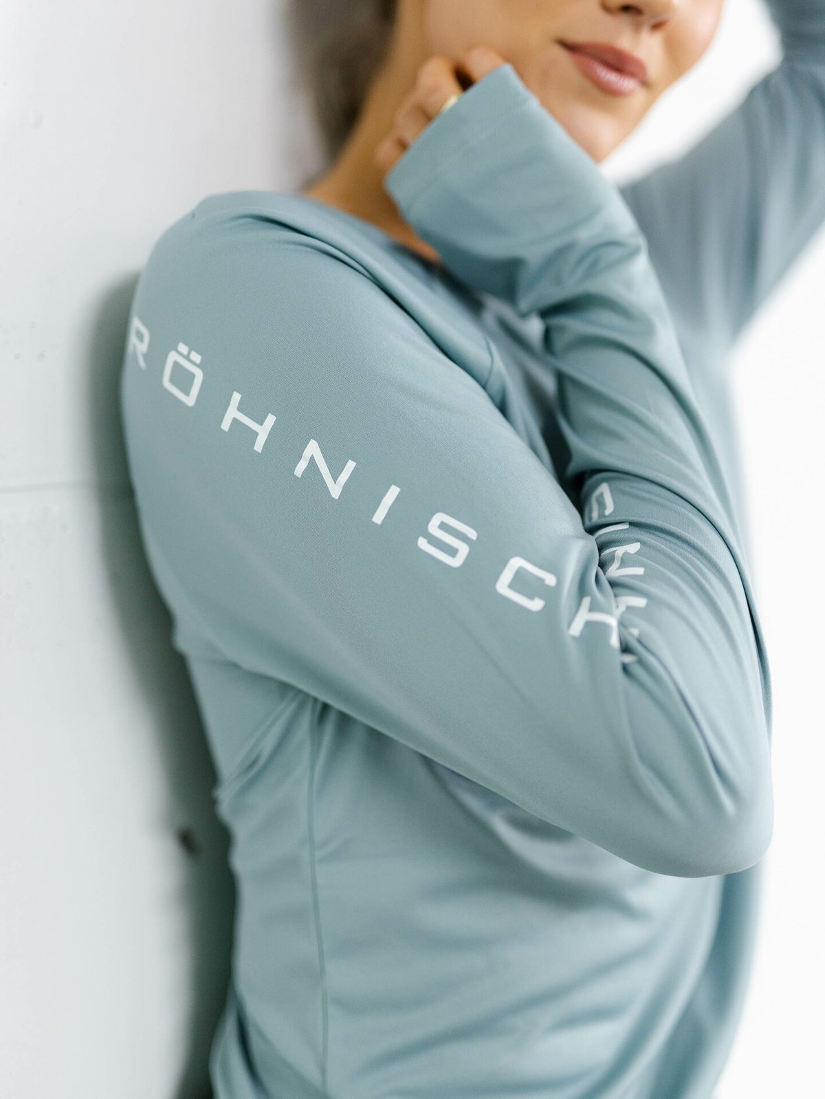 Röhnisch Active Logo Long Sleeve Blå