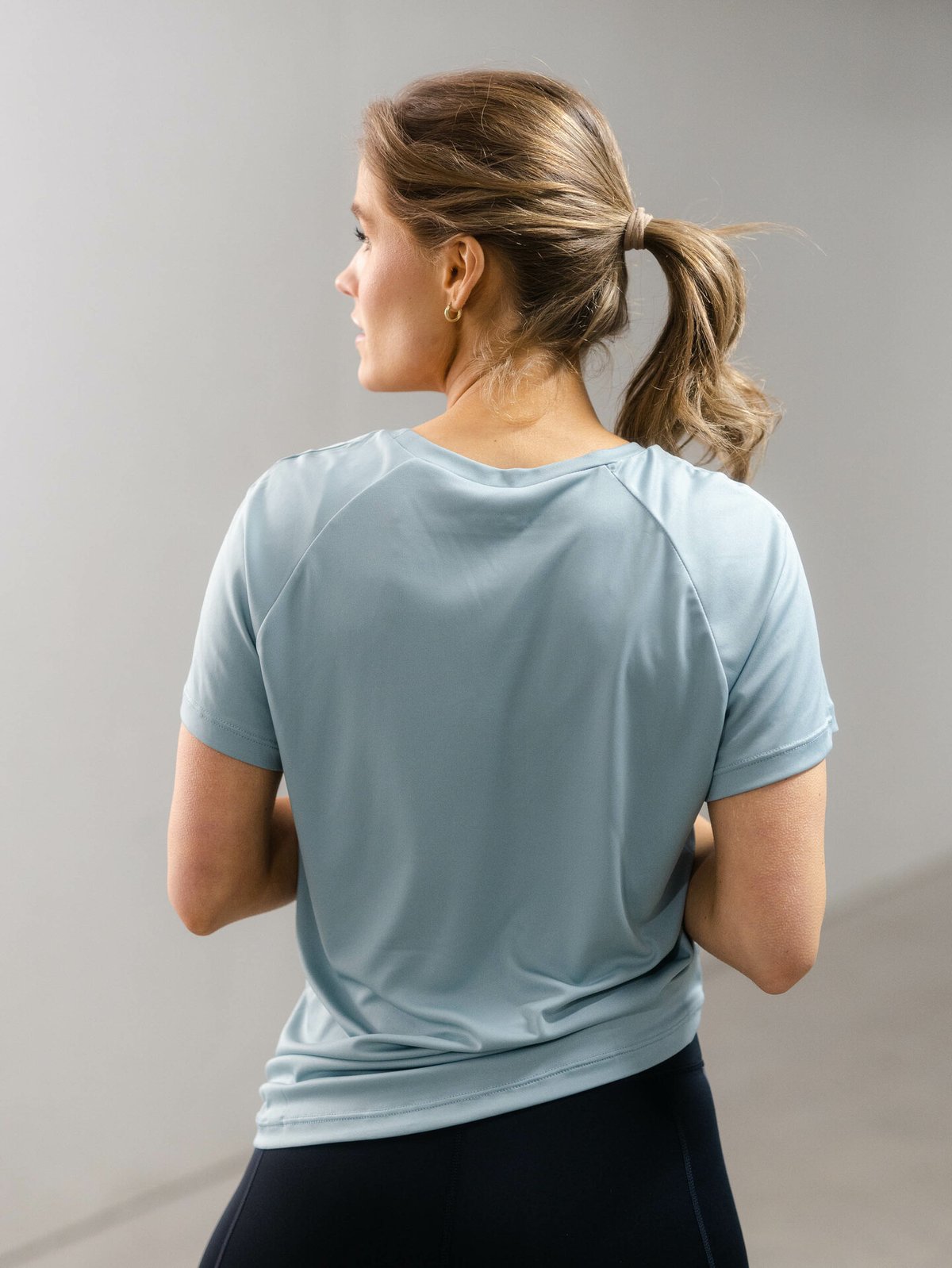 Röhnisch Active Logo Tee Silver blue