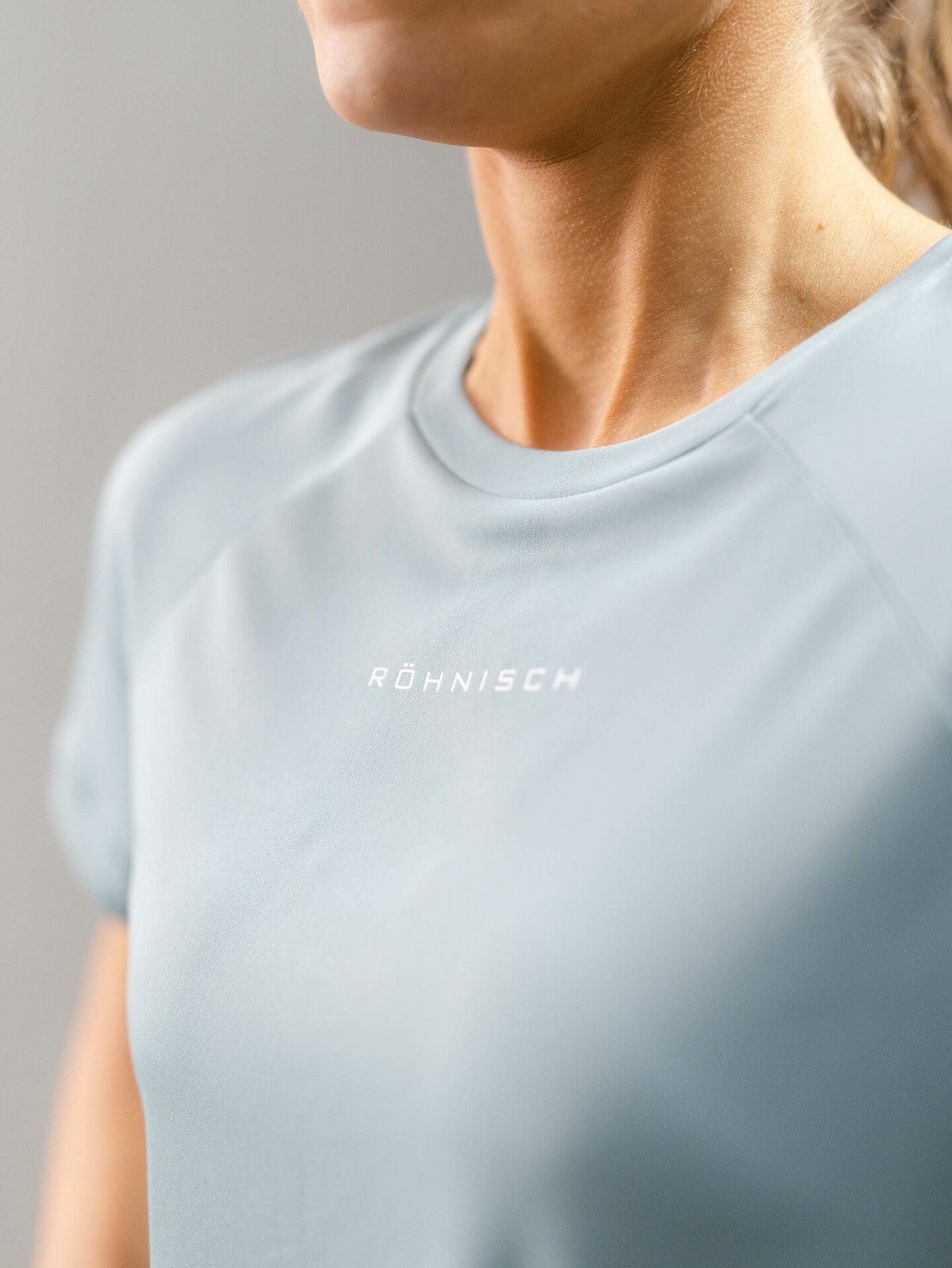 Röhnisch Active Logo Tee Silver blue