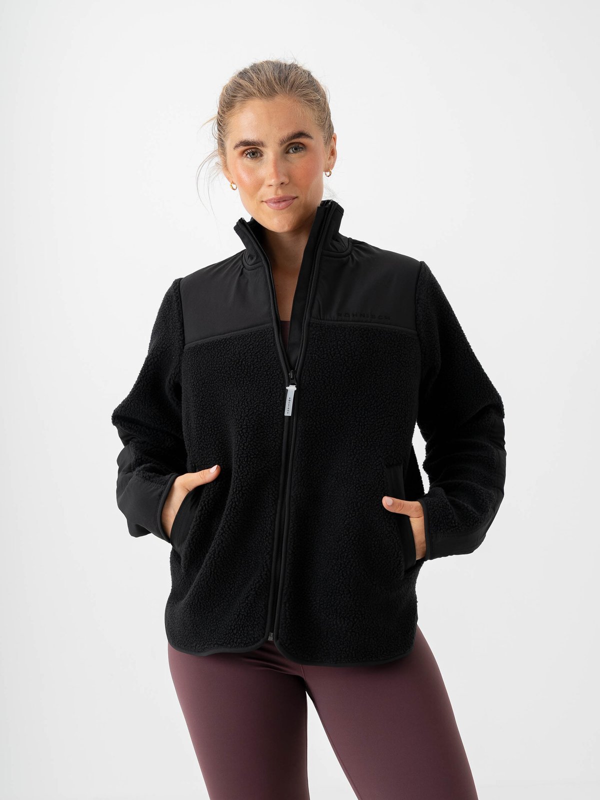 Röhnisch Phoebe Pile Jacket Black