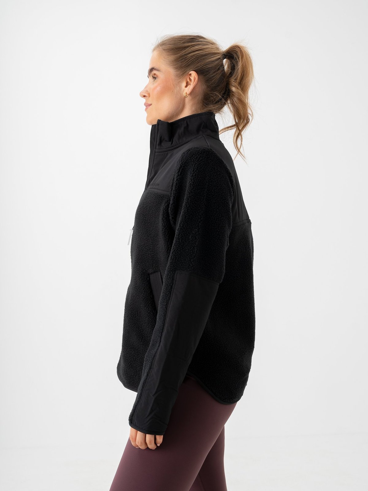 Röhnisch Phoebe Pile Jacket Black