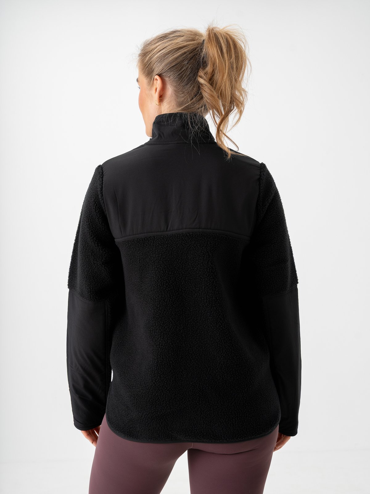 Röhnisch Phoebe Pile Jacket Black
