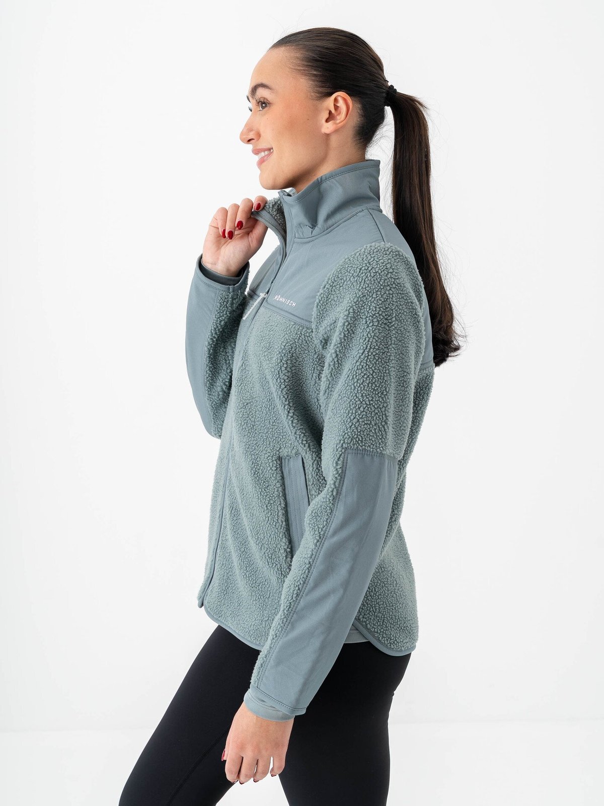 Röhnisch Phoebe Pile Jacket Stormy Sea