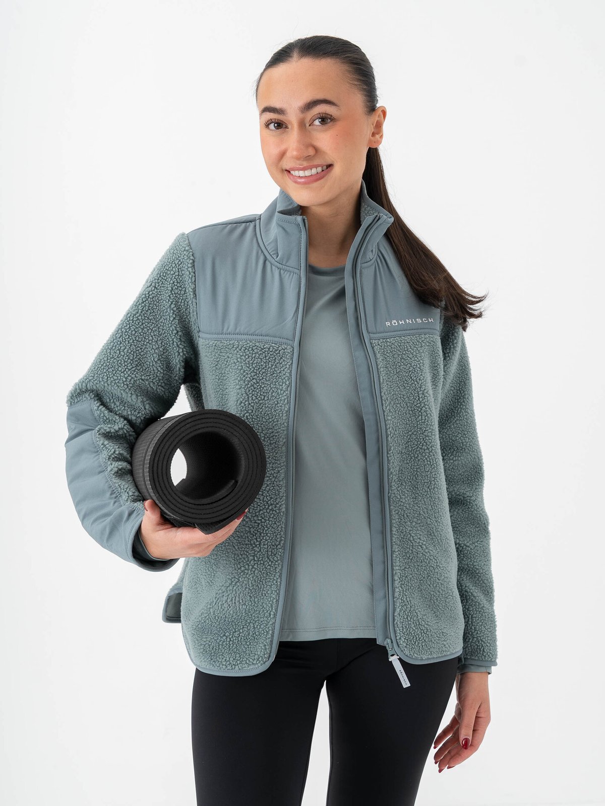 Röhnisch Phoebe Pile Jacket Stormy Sea