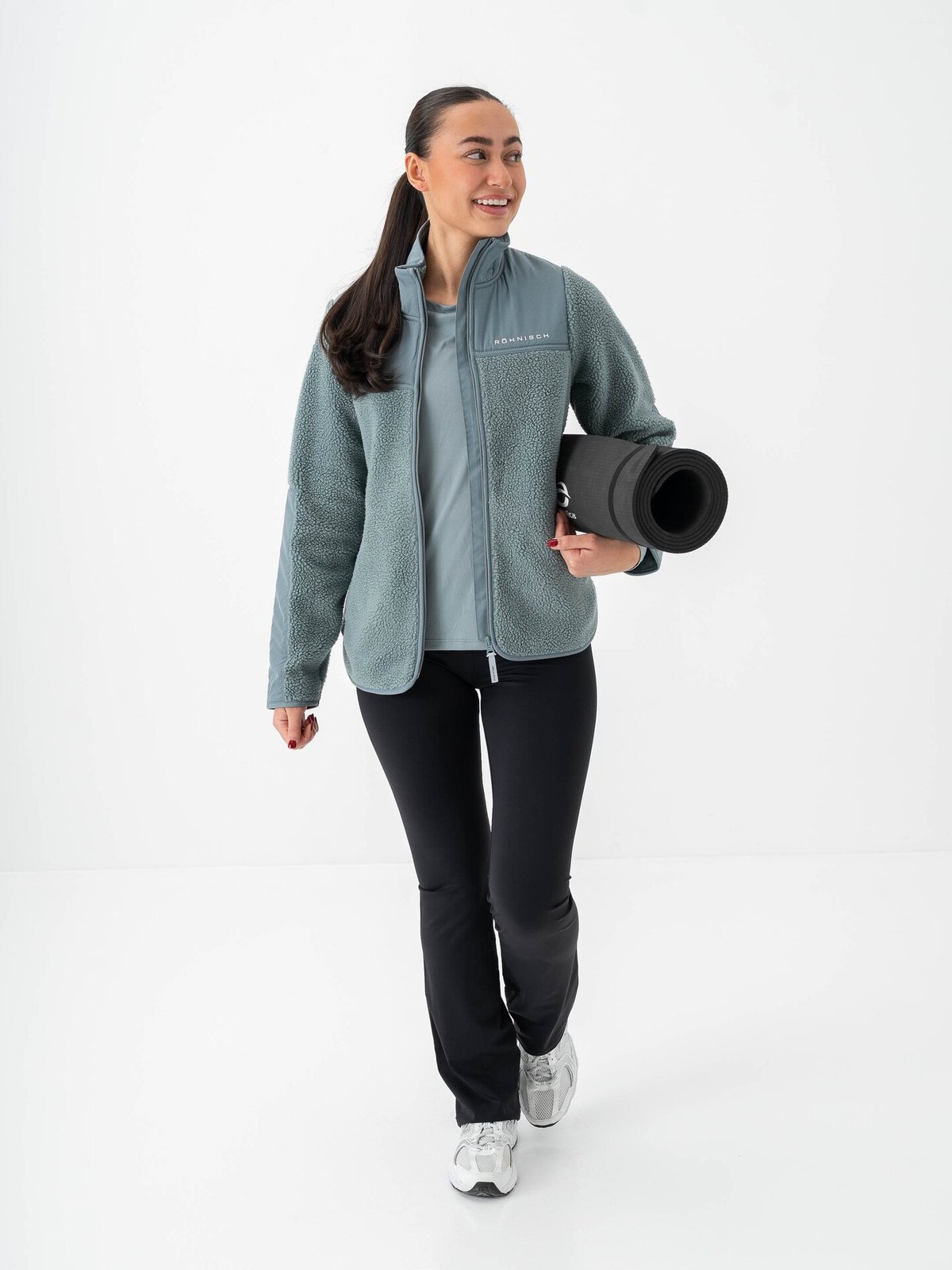 Röhnisch Phoebe Pile Jacket Stormy Sea