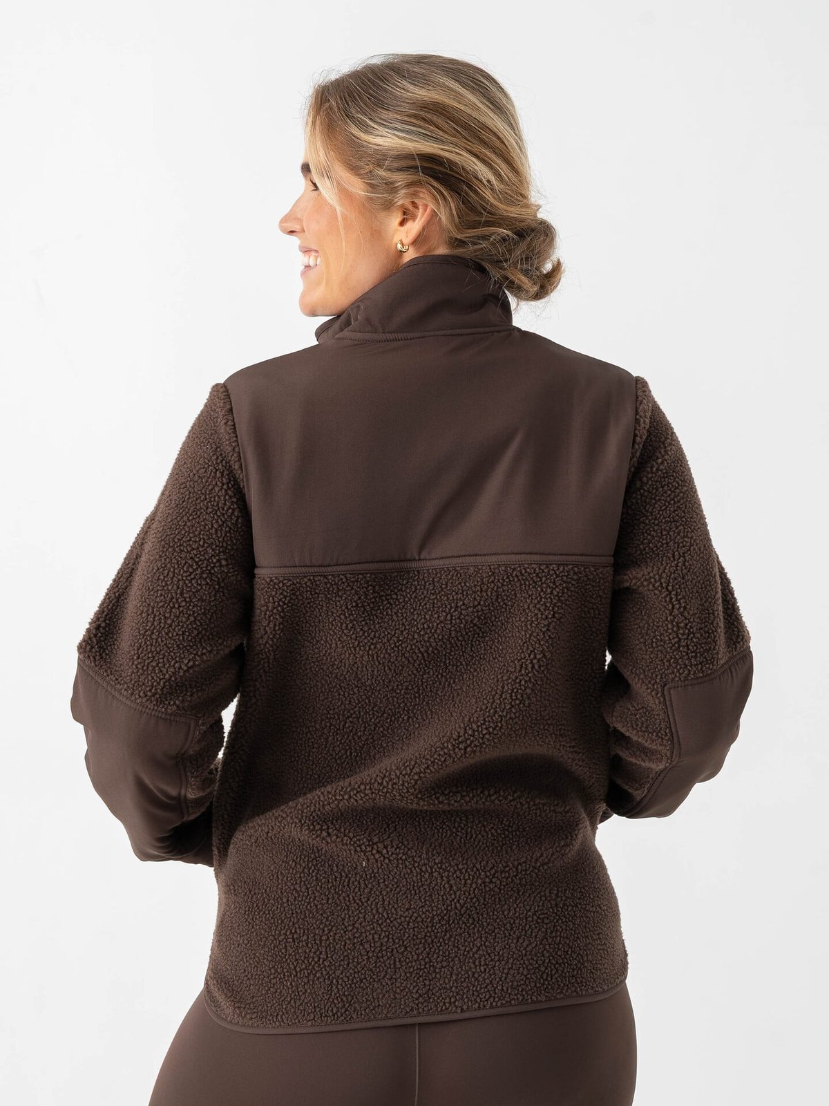 Röhnisch Phoebe Pile Jacket Brun