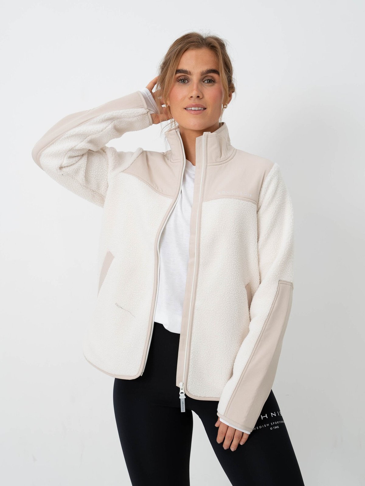 Röhnisch Phoebe Pile Jacket Peyote Beige