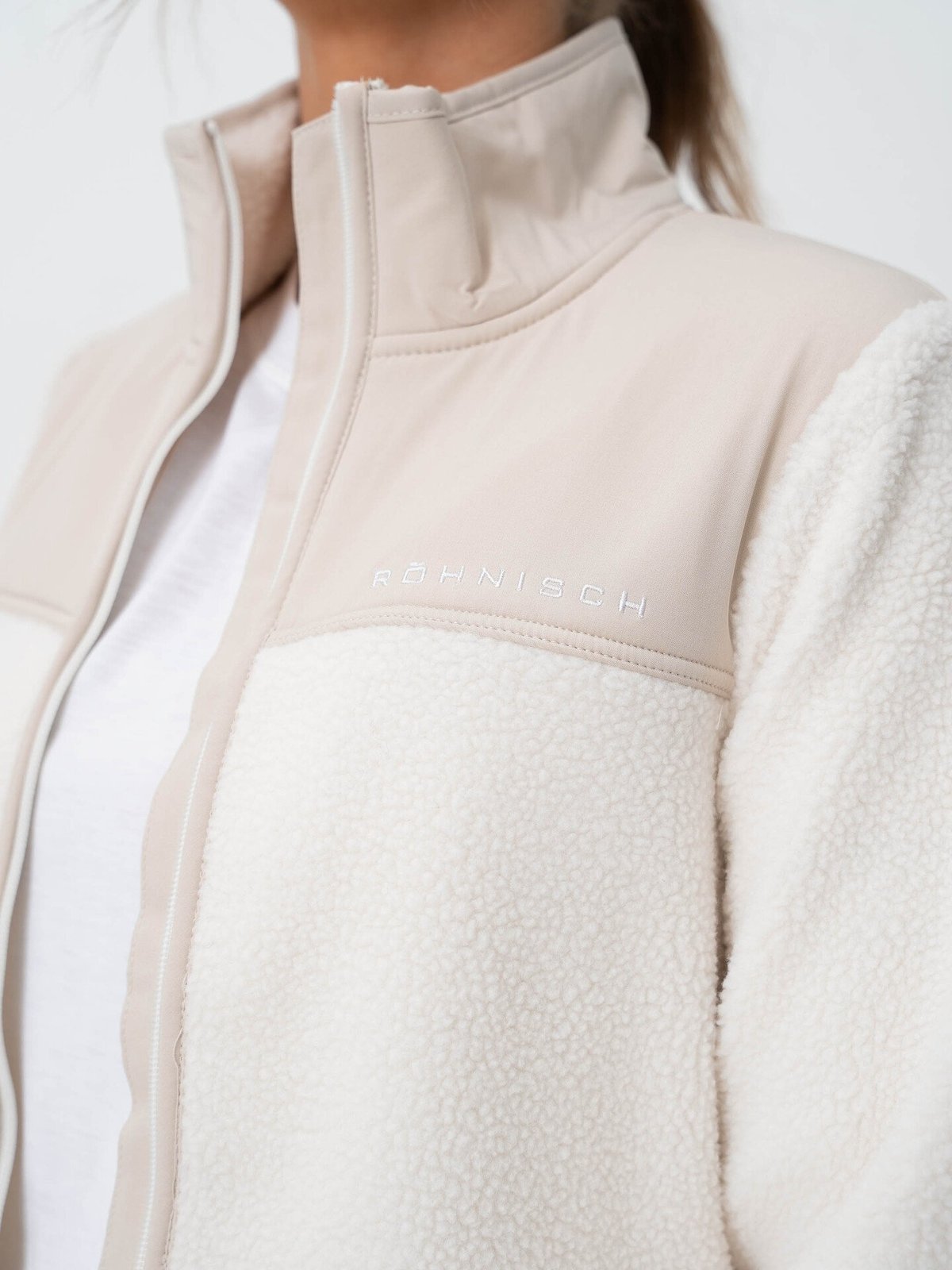 Röhnisch Phoebe Pile Jacket Peyote Beige