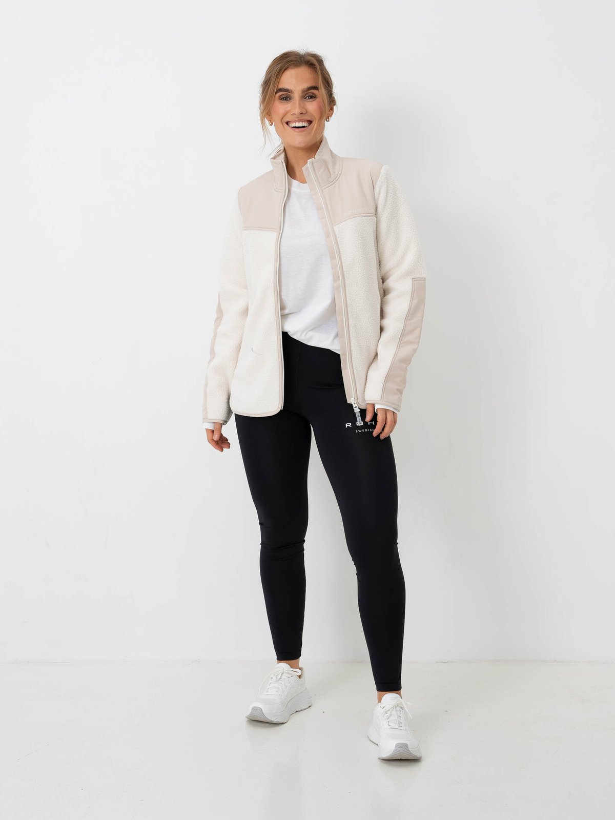 Röhnisch Phoebe Pile Jacket Peyote Beige