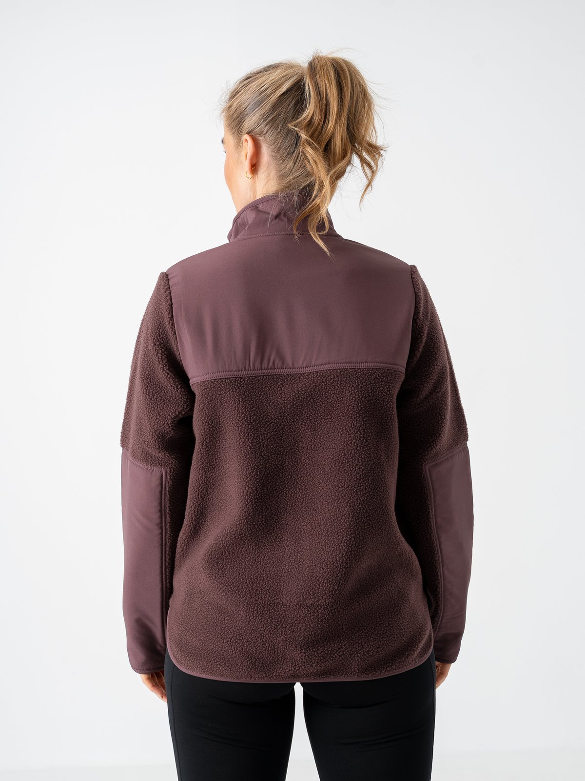 Röhnisch Phoebe Pile Jacket Huckleberry
