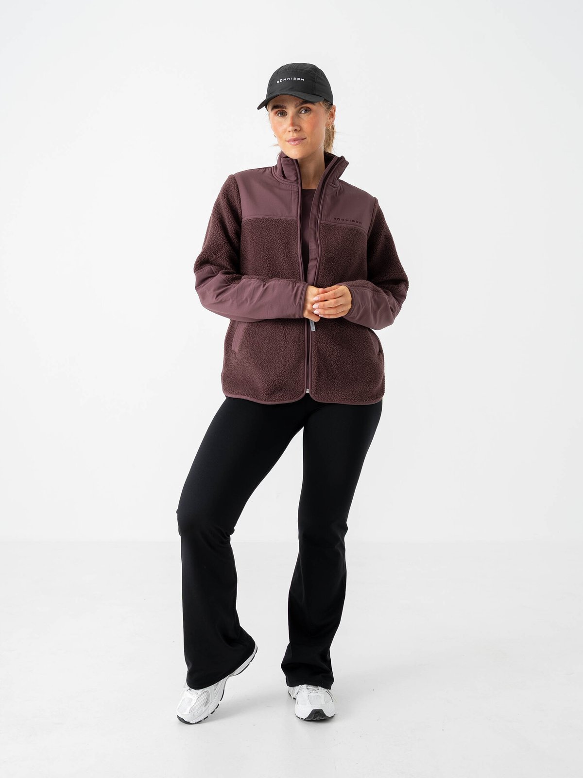 Röhnisch Phoebe Pile Jacket Huckleberry