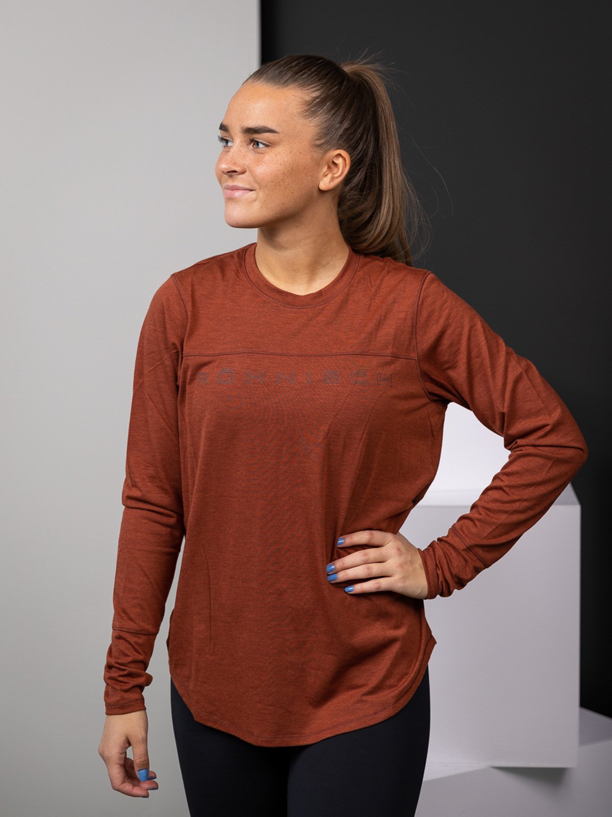 Röhnisch Saima Loose Long Sleeve Smoked Paprika