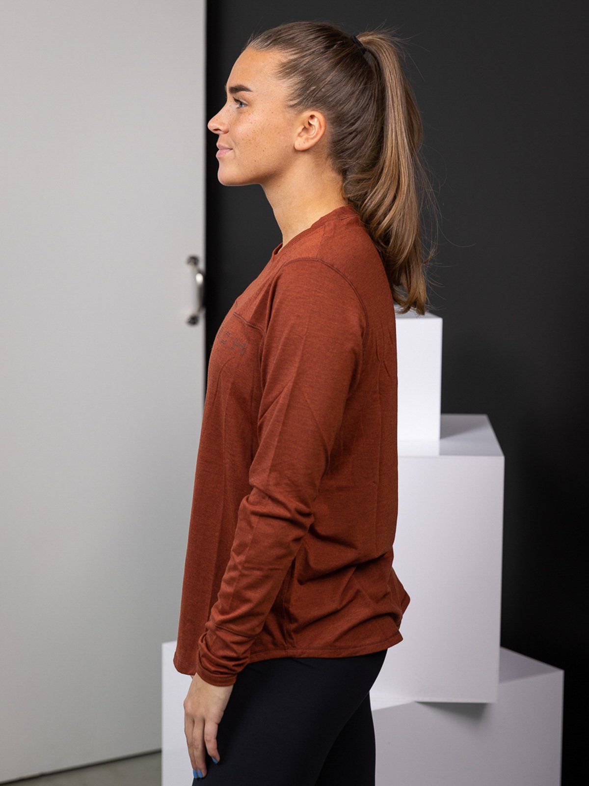 Röhnisch Saima Loose Long Sleeve Smoked Paprika