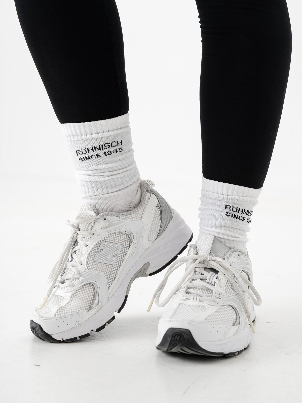 Röhnisch 2-Pack Logo Socks White