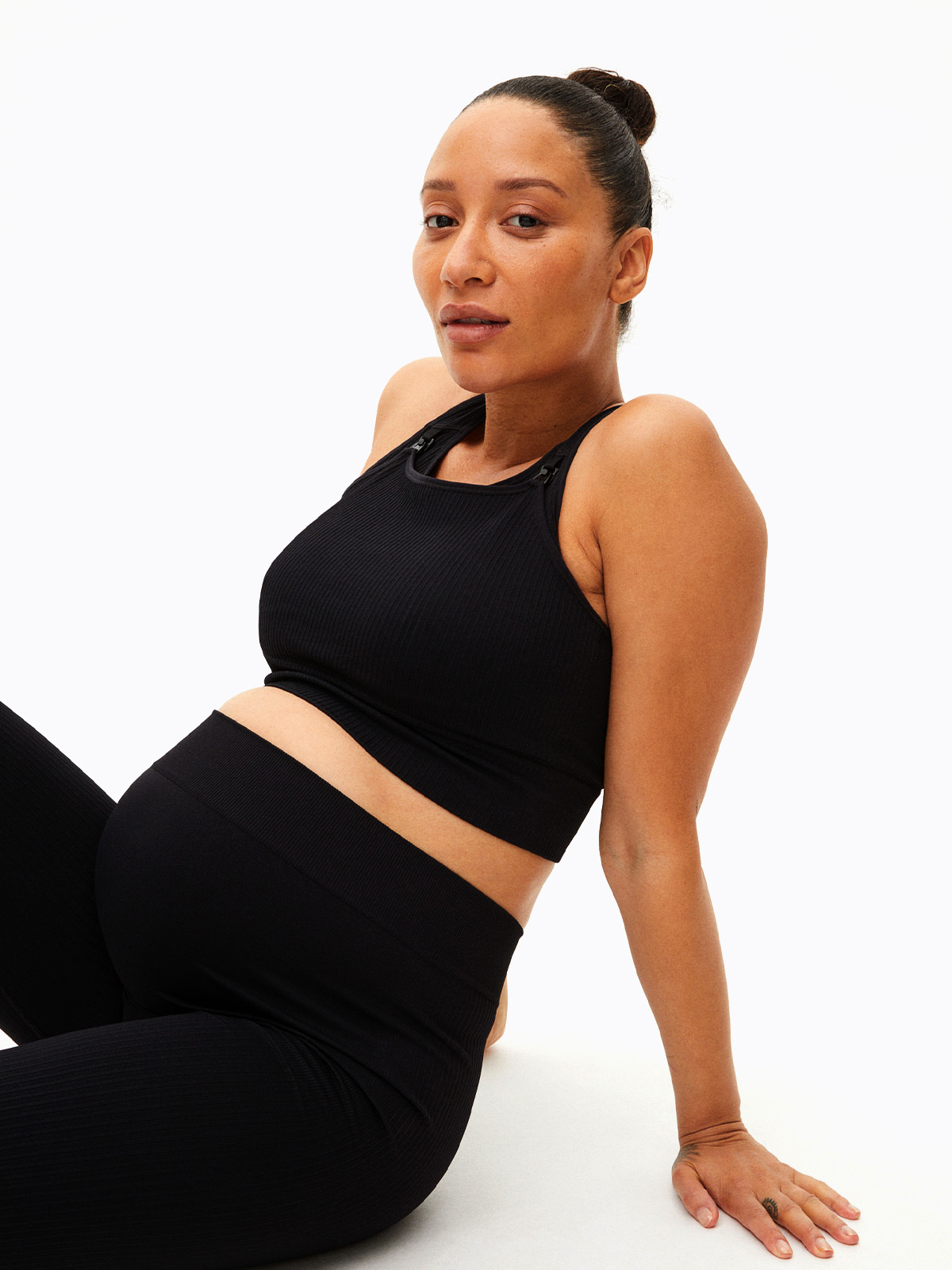 Röhnisch Maternity Seamless Rib Sportsbra Black