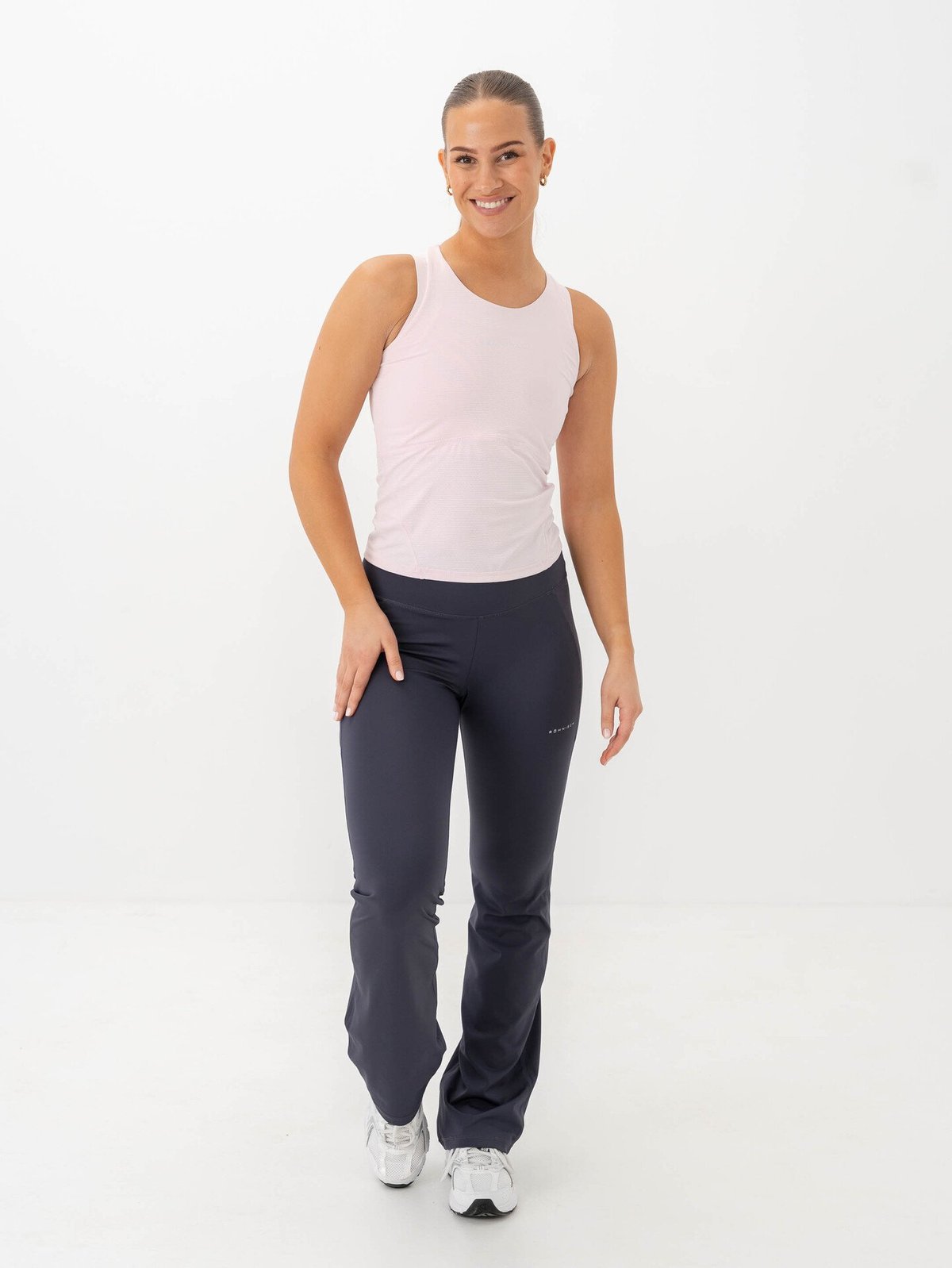 Röhnisch Flattering High Waist Pants Dark Grey Plum