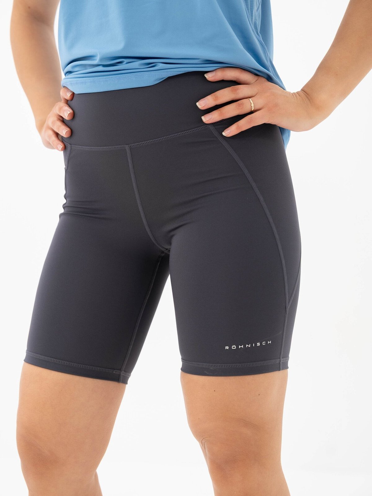 Röhnisch Flattering High Waist Bike tights DK Grey Plum