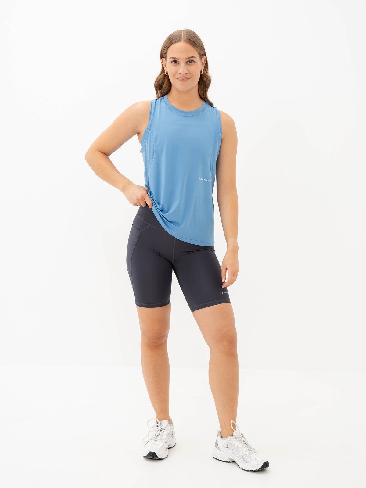 Röhnisch Flattering High Waist Bike tights DK Grey Plum