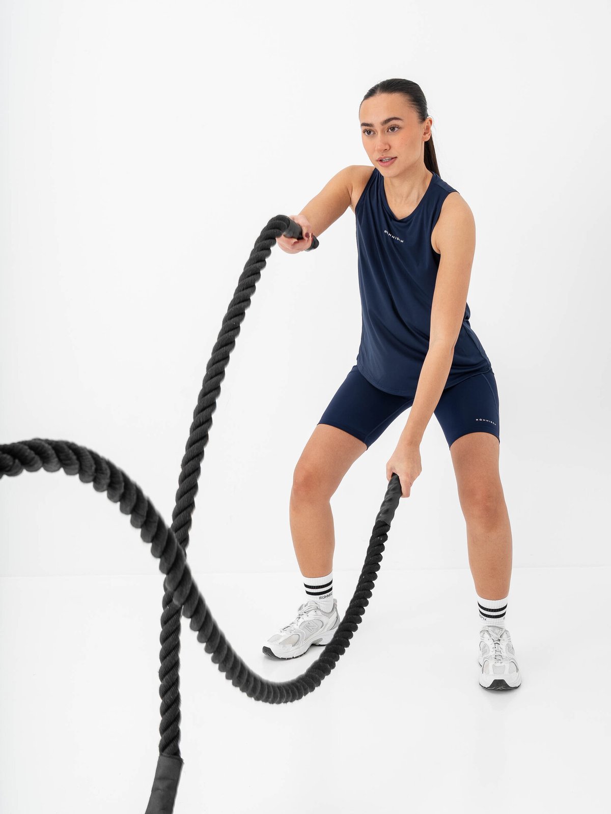 Röhnisch Flattering High Waist Bike tights Indigo