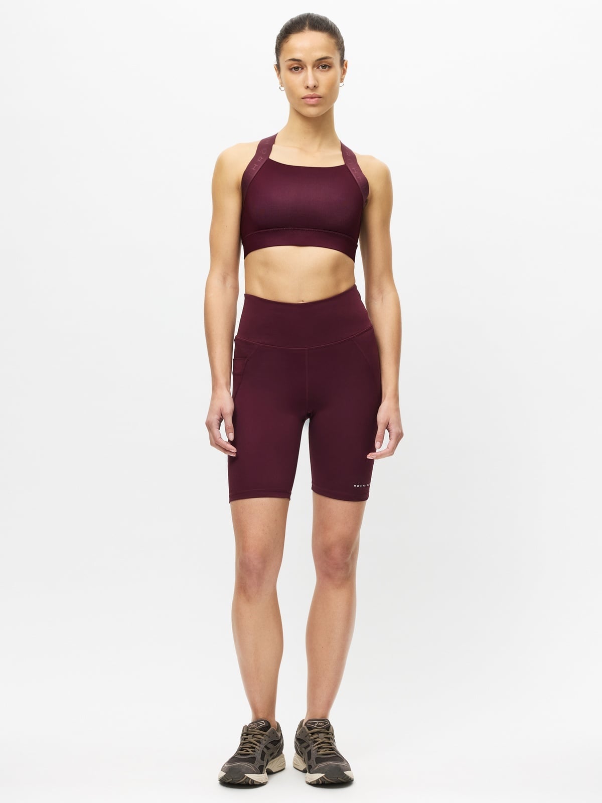 Röhnisch Flattering High Waist Bike tights Burgunder