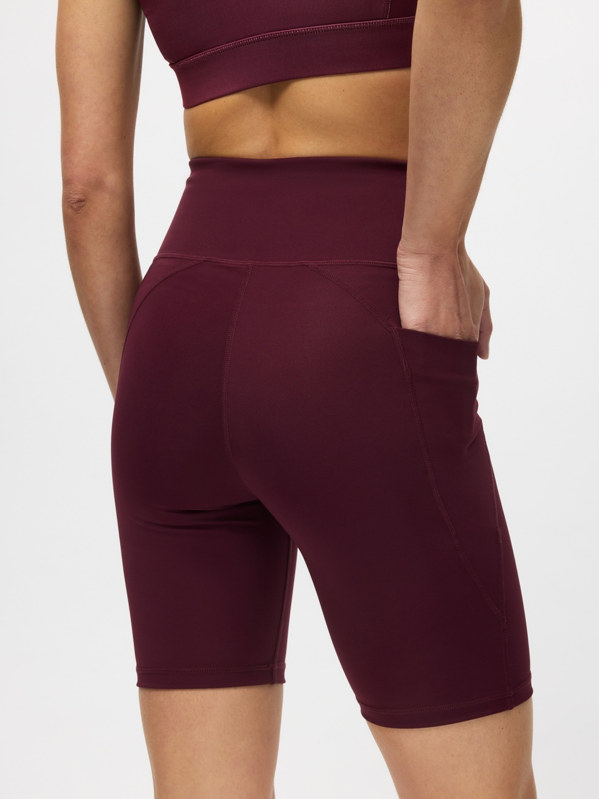Röhnisch Flattering High Waist Bike tights Burgunder