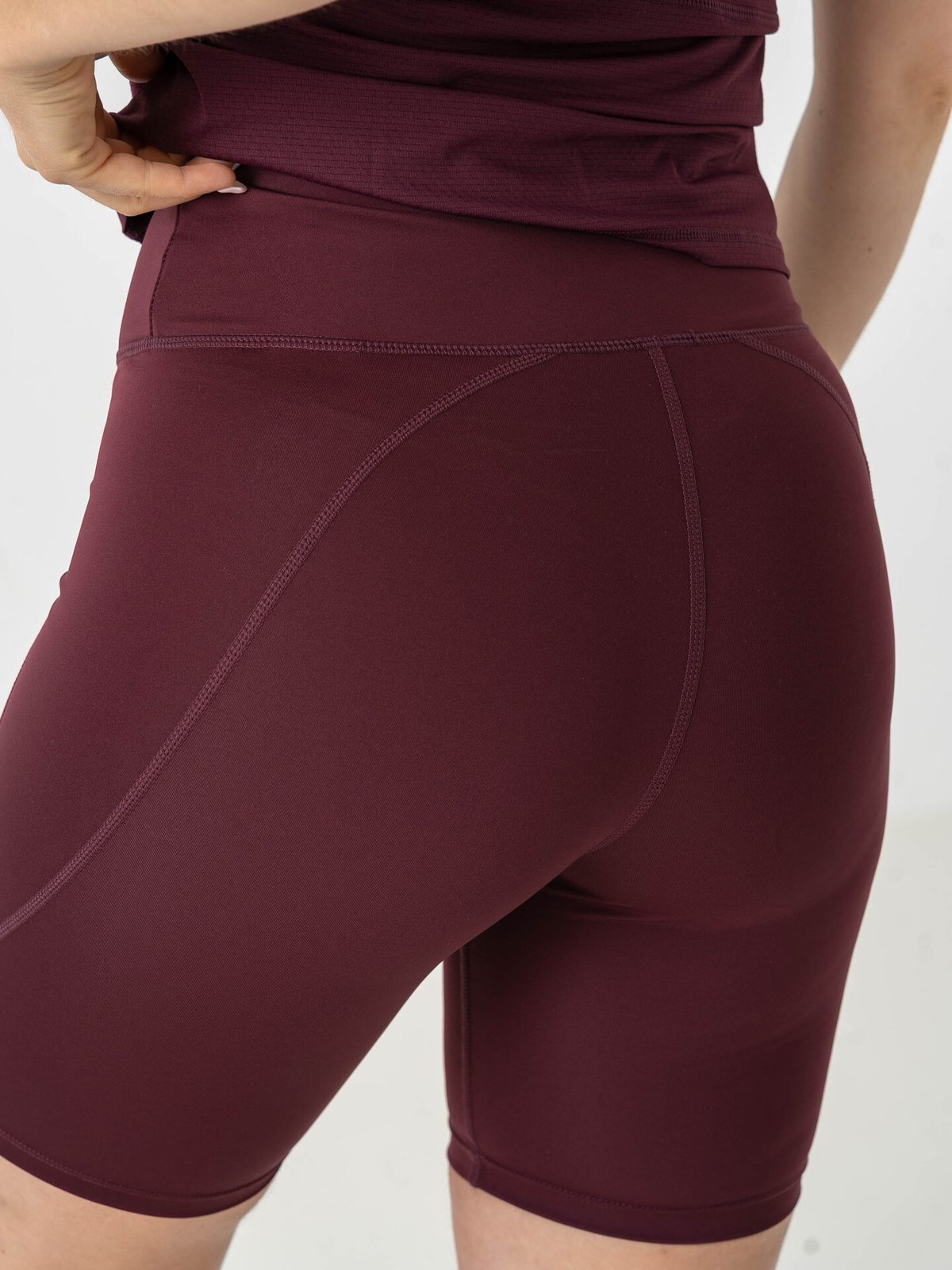 Röhnisch Flattering High Waist Bike tights Burgunder