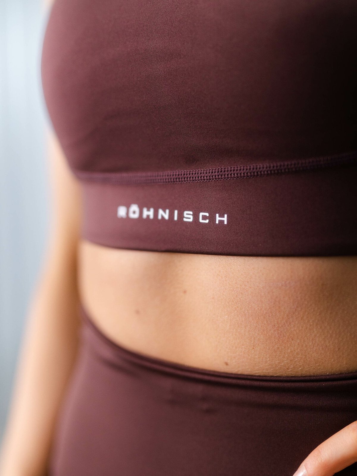 Röhnisch Flattering Sportsbra Deep Mahogney