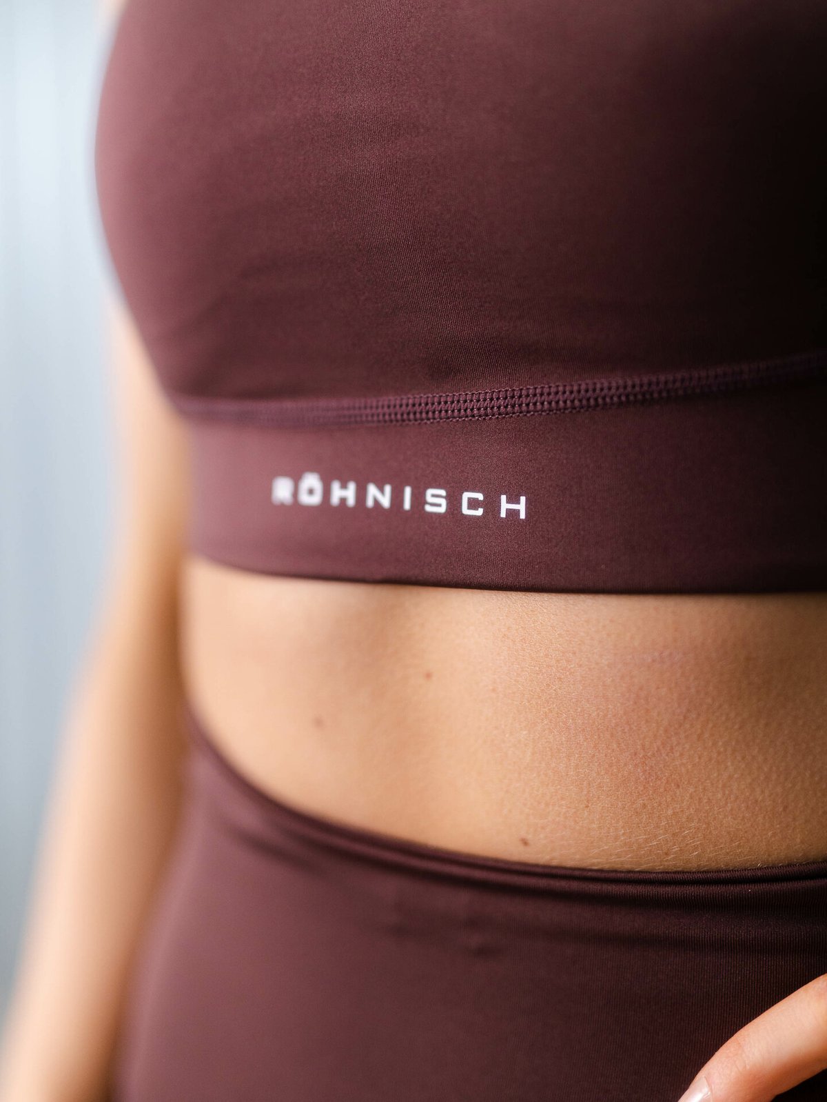 Röhnisch Flattering Sportsbra Deep Mahogney