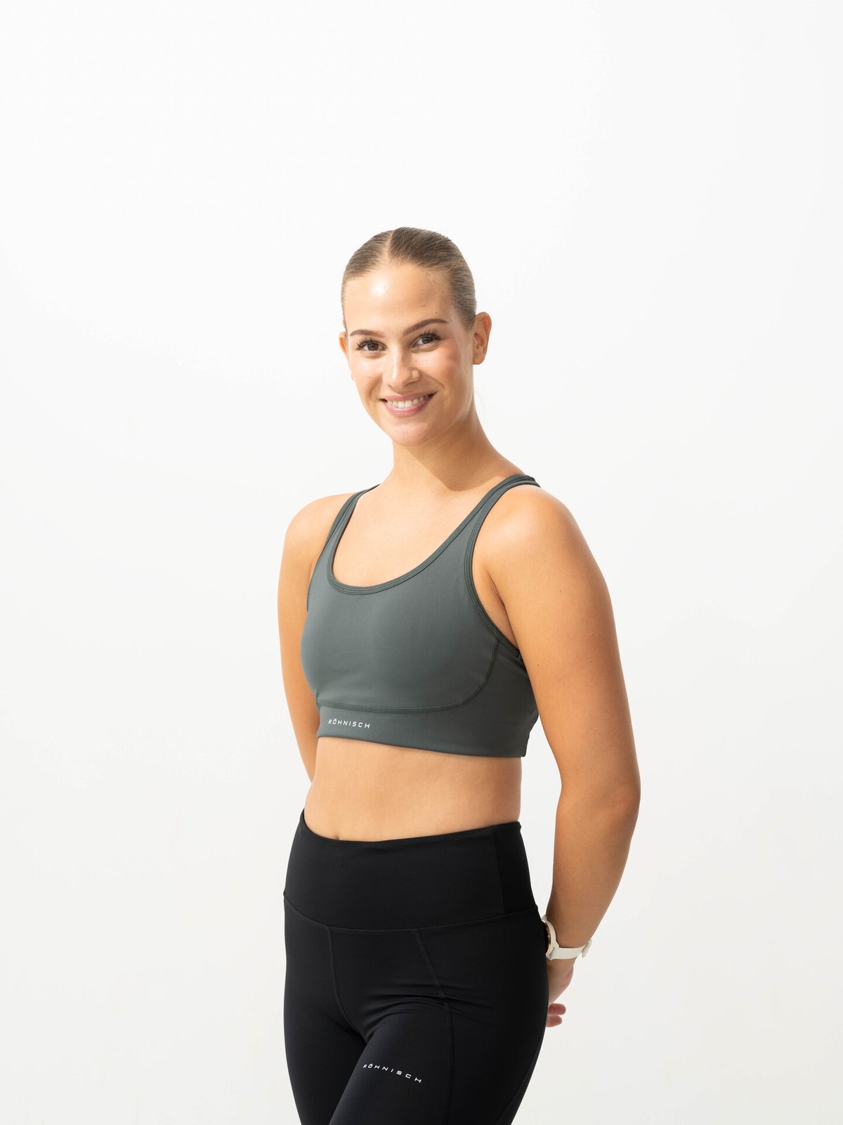 Röhnisch Flattering Sportsbra Dark Grey Melange