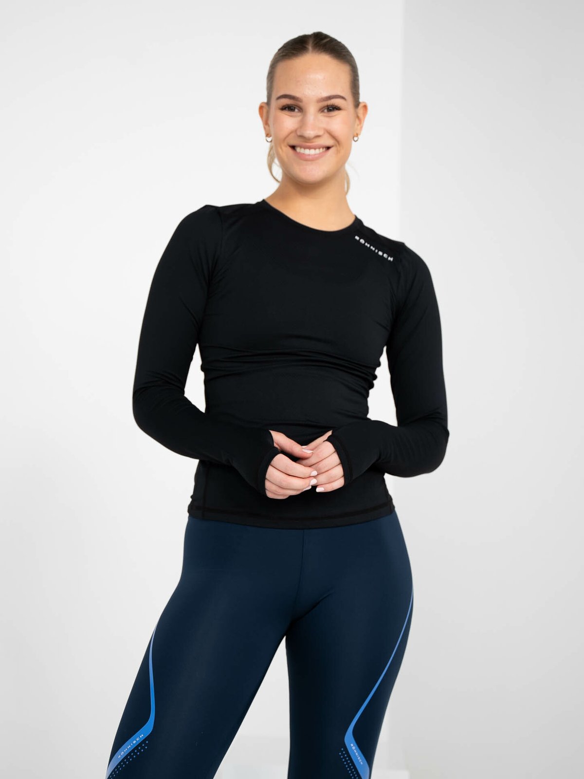 Röhnisch Jaquard Long Sleeve Black