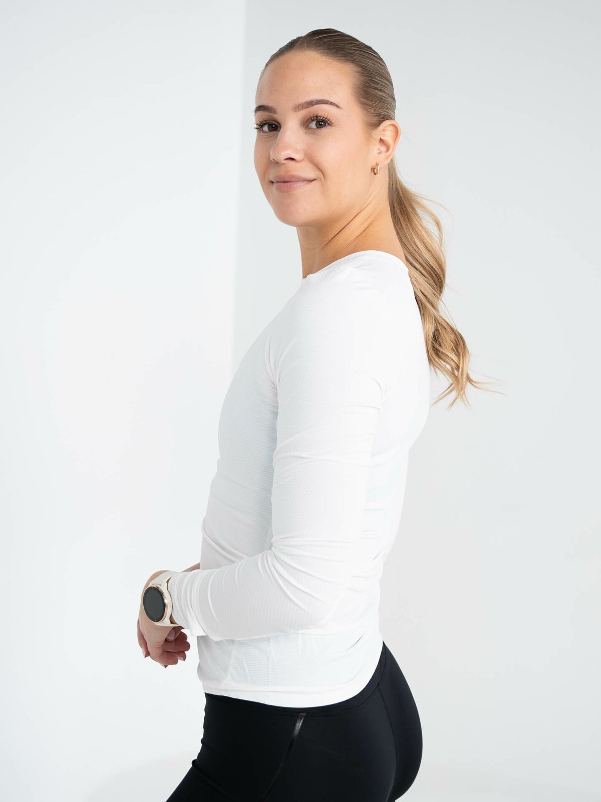 Röhnisch Jaquard Long Sleeve White