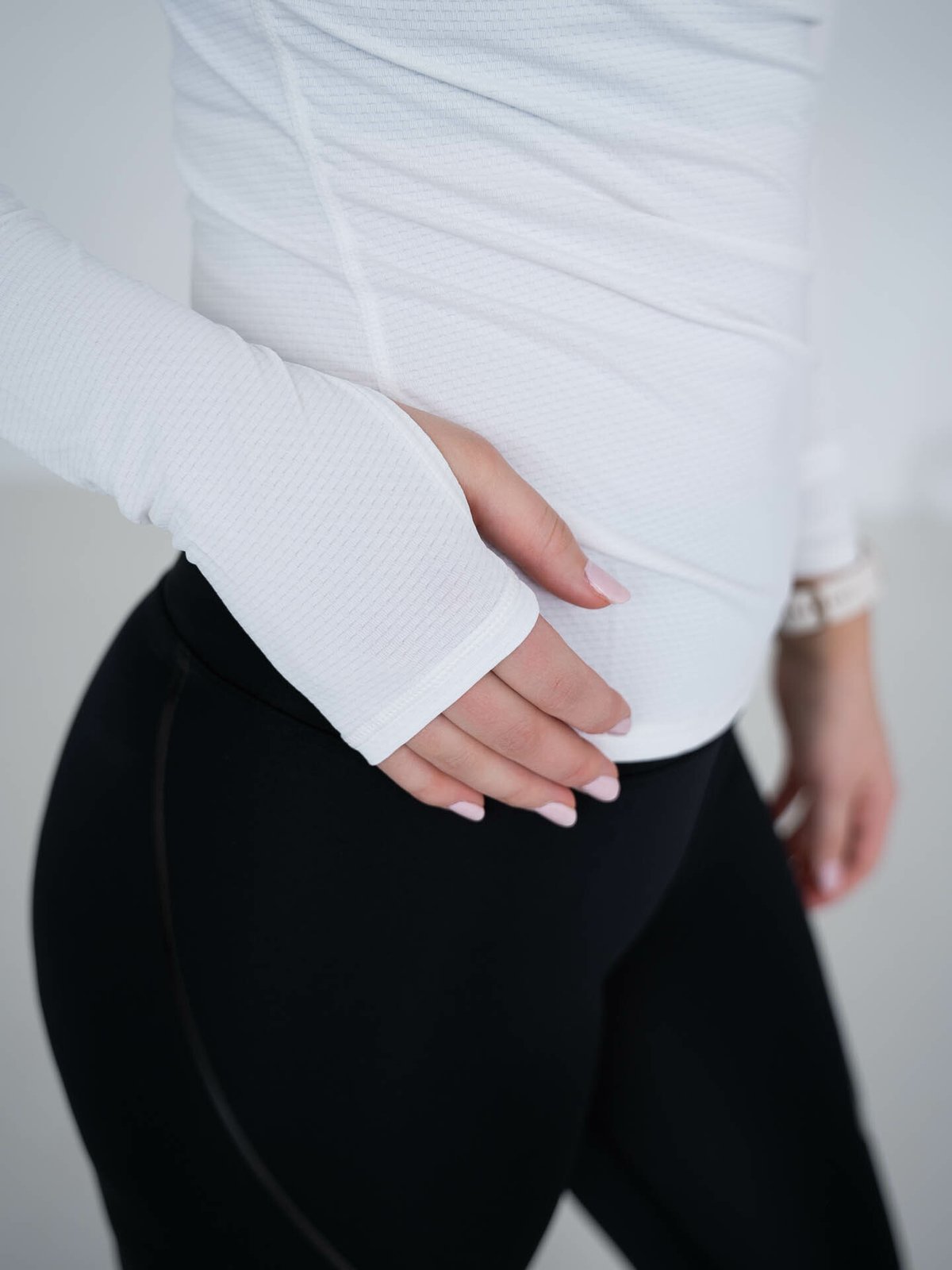 Röhnisch Jaquard Long Sleeve White