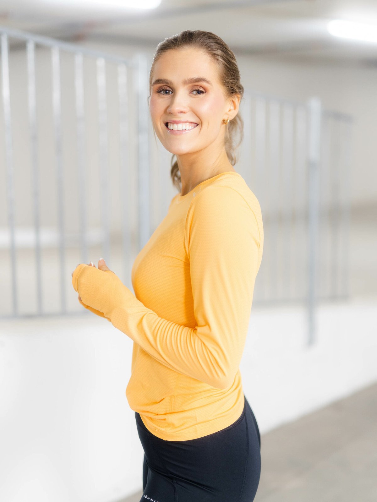 Röhnisch Jaquard Long Sleeve Blazing Orange