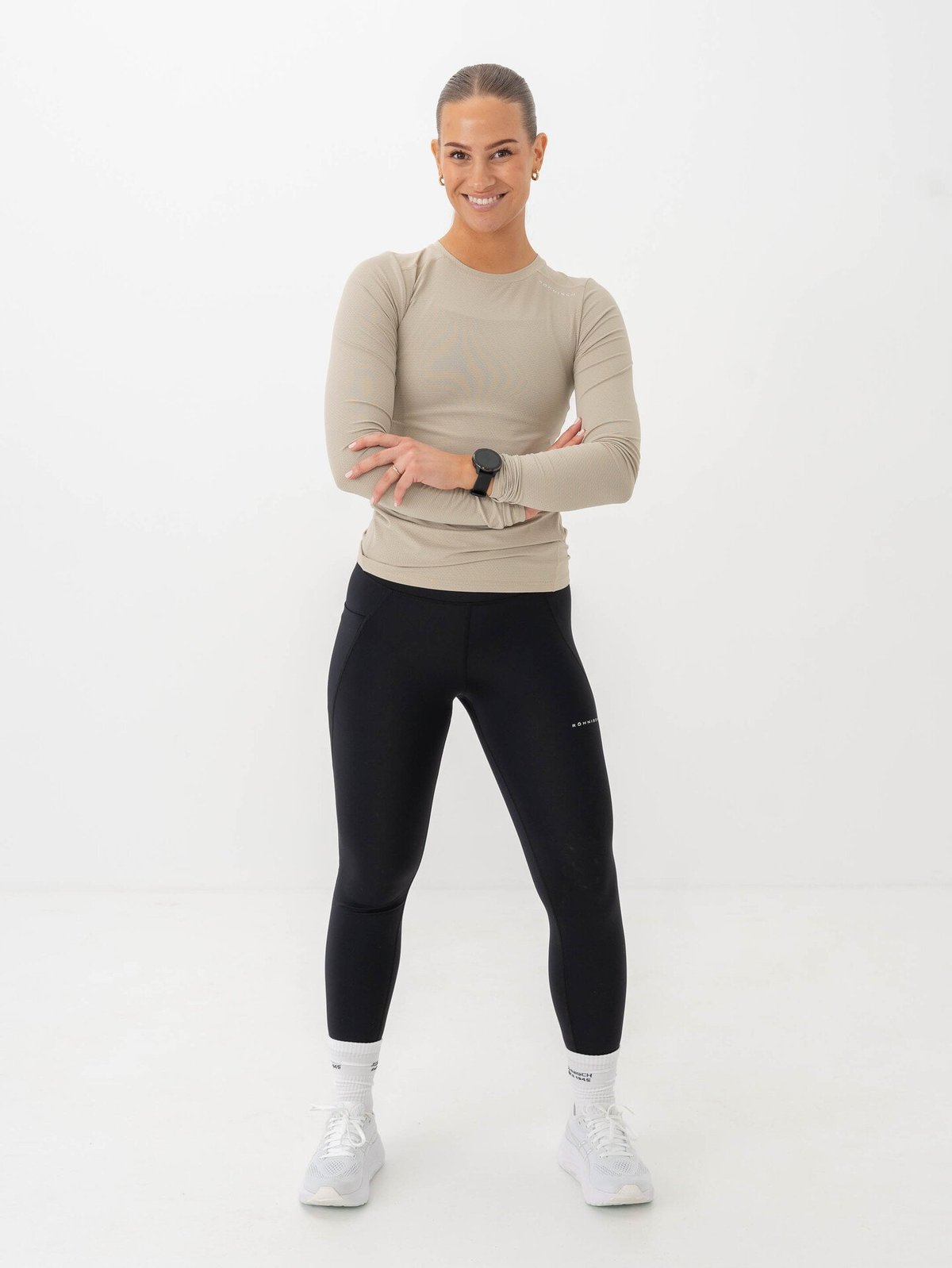 Röhnisch Jaquard Long Sleeve Agate Gray