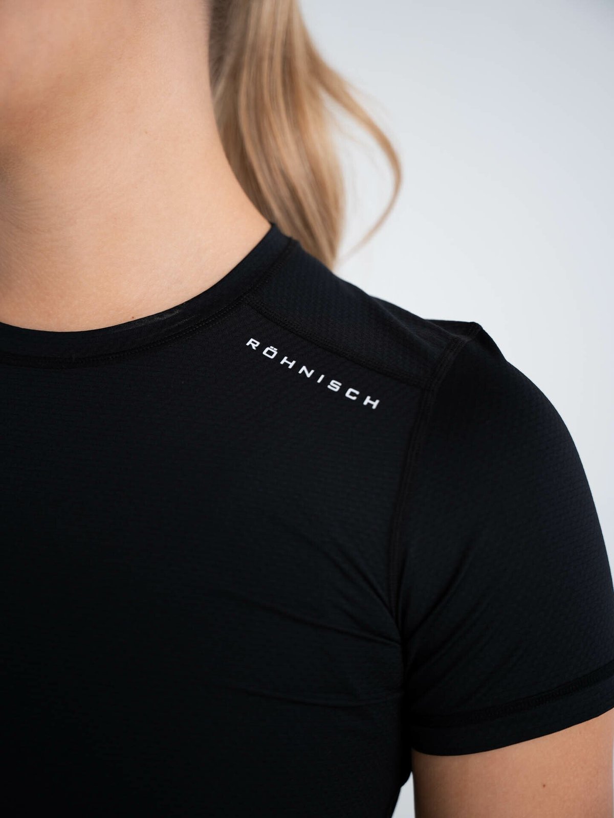 Röhnisch Jacquard Tee Black