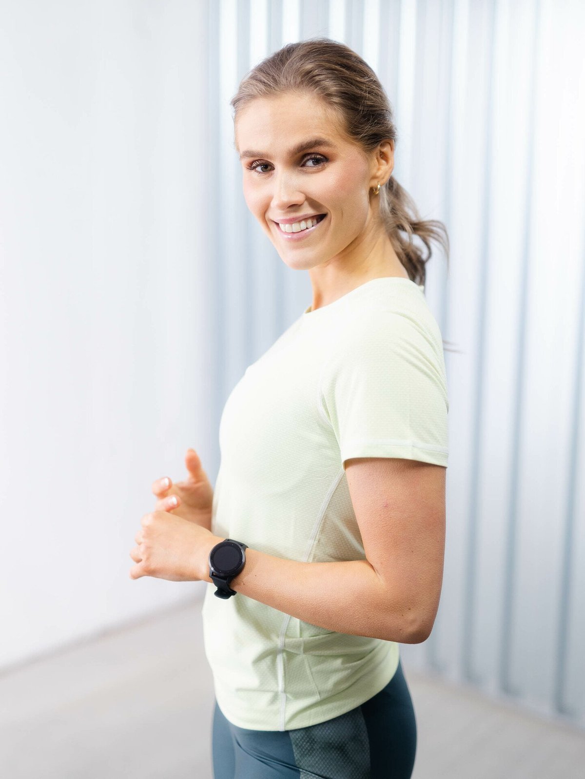 Röhnisch Jacquard Tee Seafoam Green