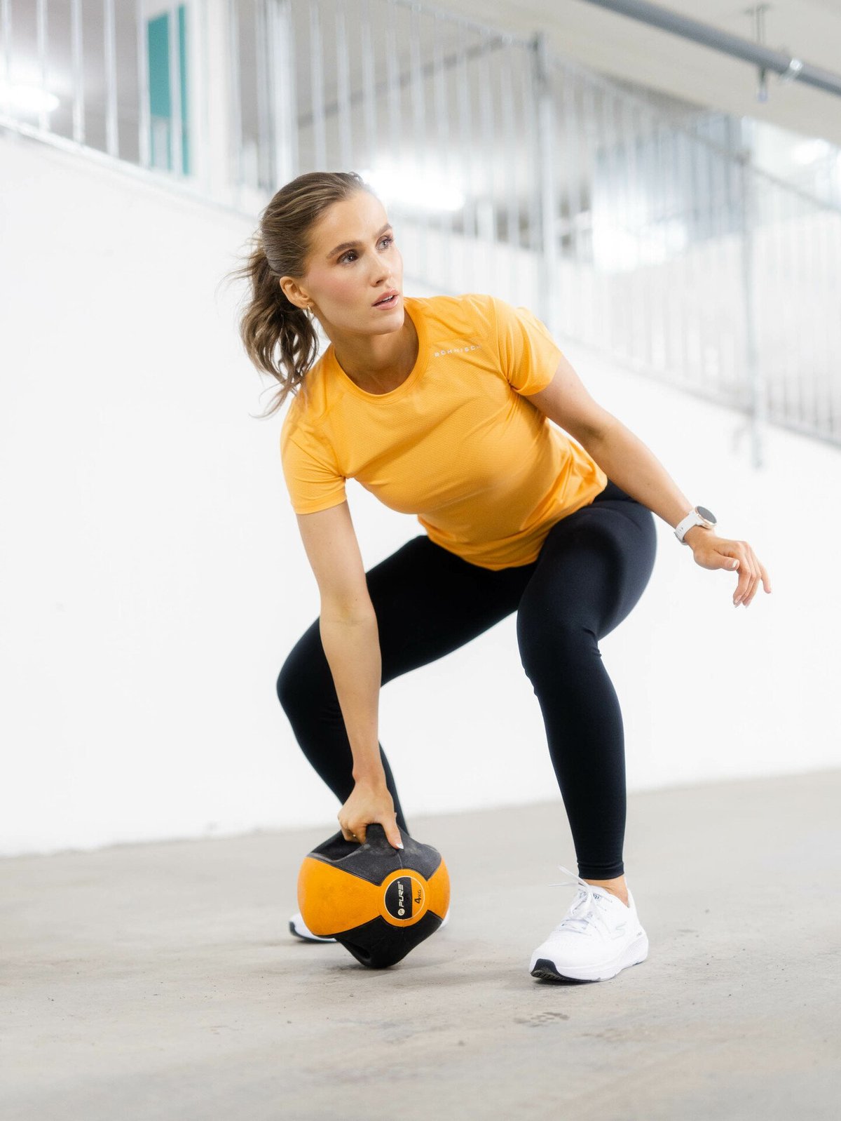 Röhnisch Jacquard Tee Blazing Orange