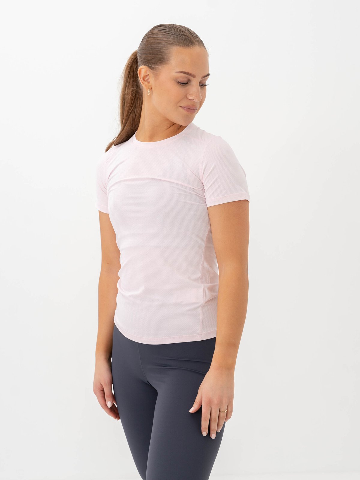 Röhnisch Jacquard Tee Cradle Pink