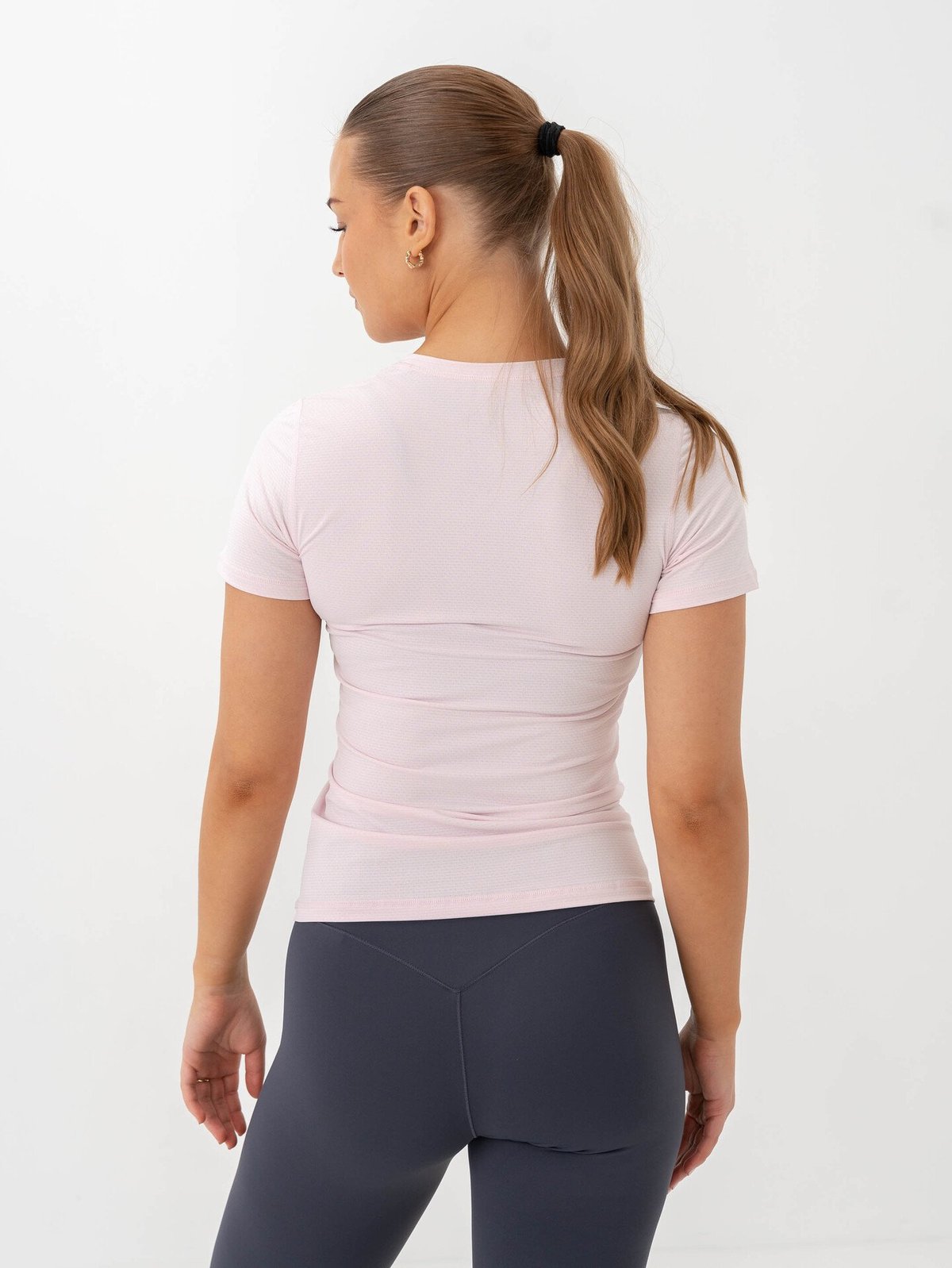 Röhnisch Jacquard Tee Cradle Pink