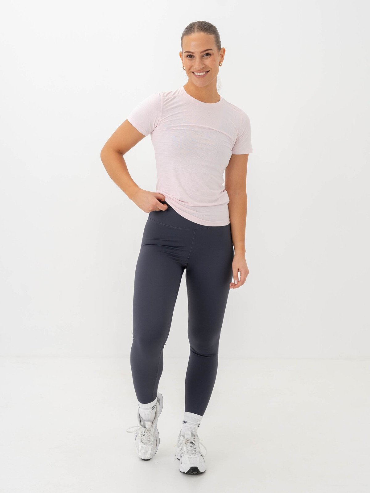 Röhnisch Jacquard Tee Cradle Pink