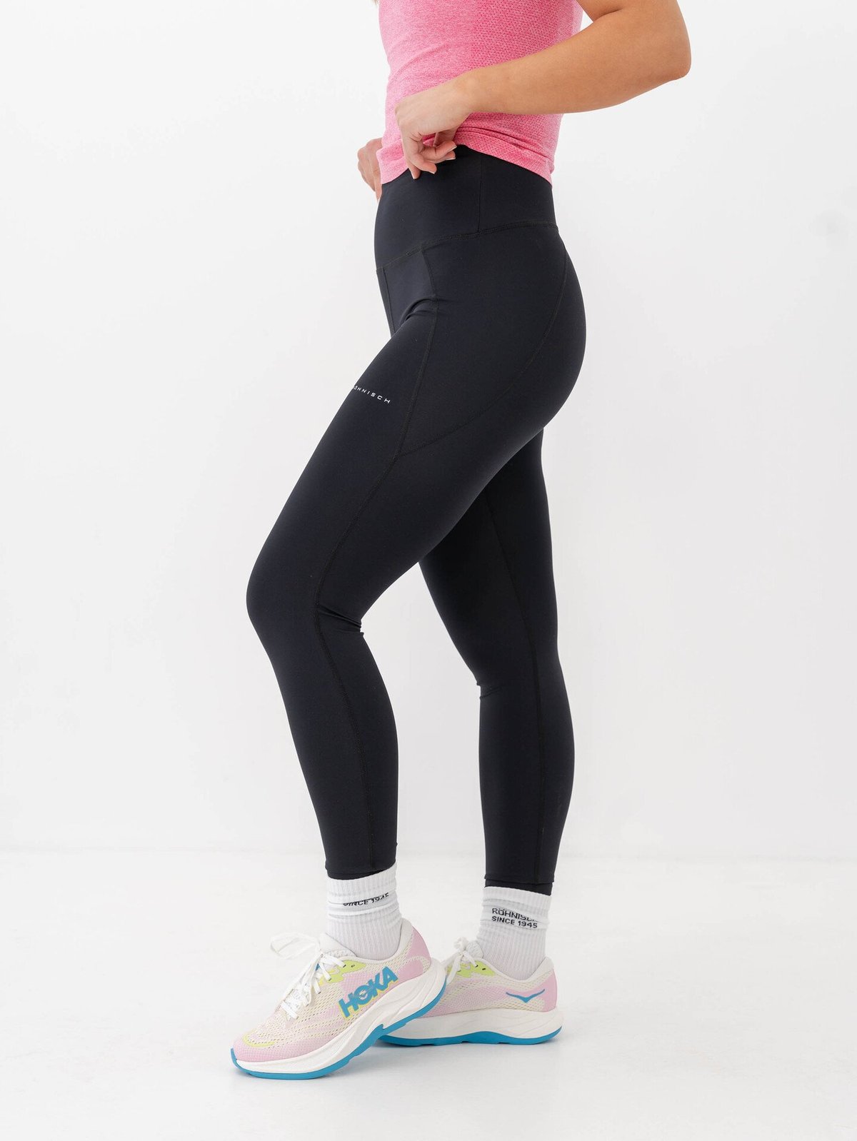 Röhnisch Flattering Curved High Waist Tights Black