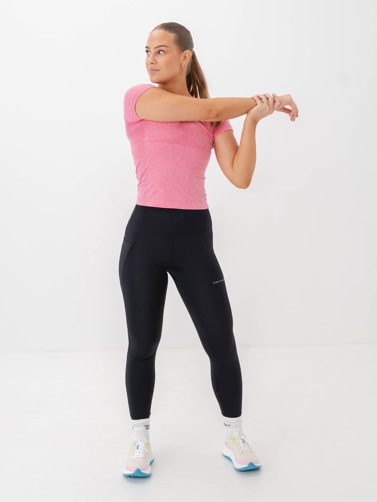 Röhnisch Flattering Curved High Waist Tights Black