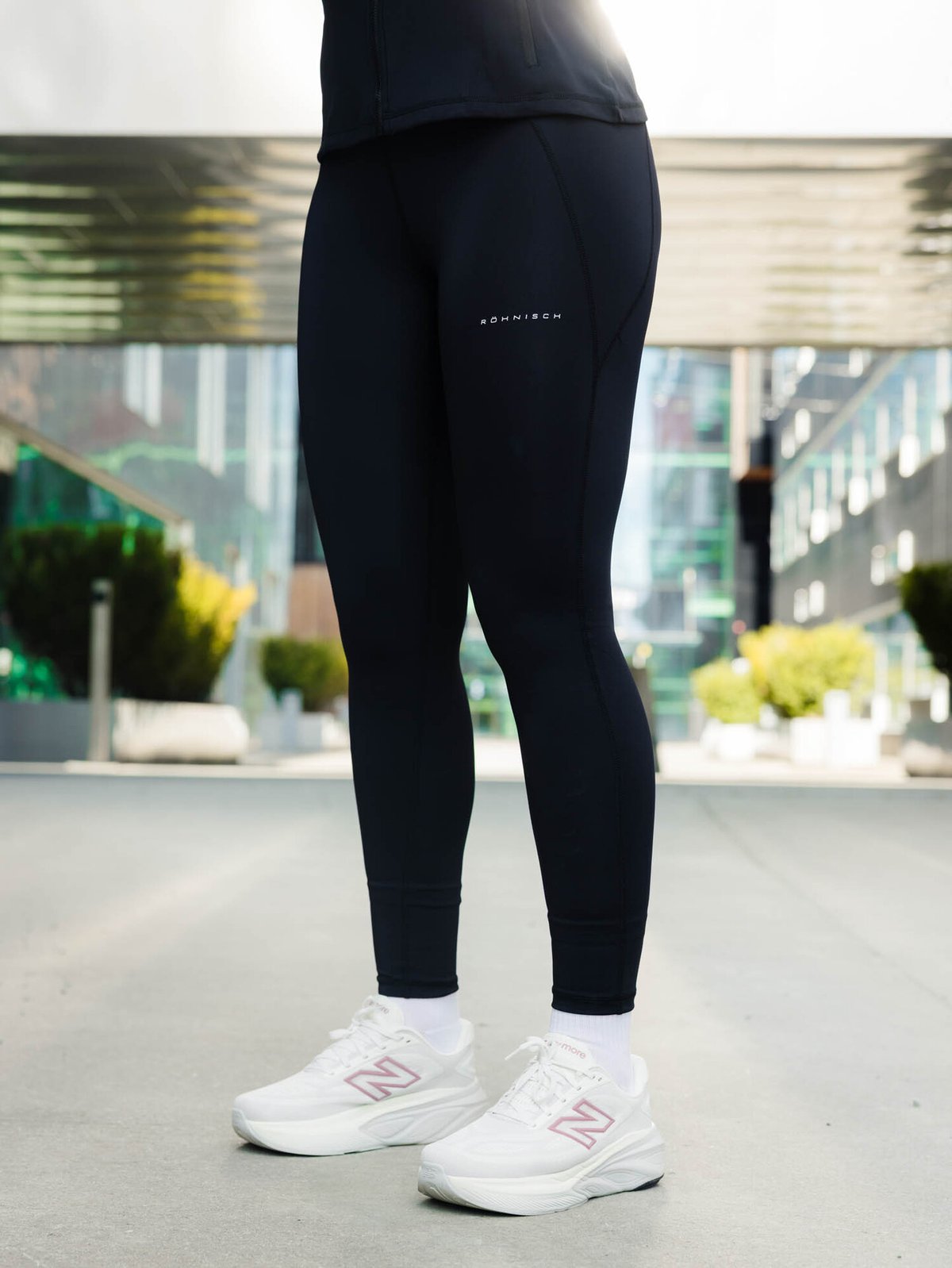 Röhnisch Flattering Curved High Waist Tights Black