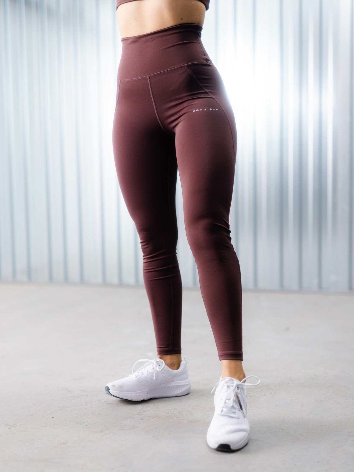 Röhnisch Flattering Curved High Waist Tights Deep Mahogney